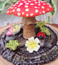 Red Toadstool Cottagecore Home Decor - Mushroom Ornament - Made to Order - Image 5