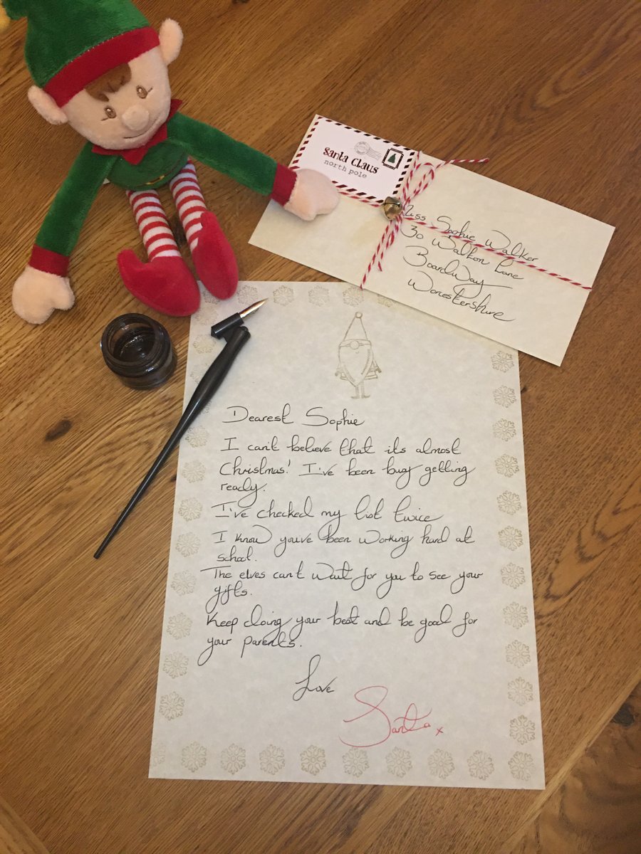 Personalised Letter From Santa - Handwritten Le… - Folksy