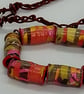 Cocoa Spice Paper Bead Necklace  - Image 7