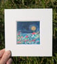Golden Moon - Original miniature. Mounted - Image 4