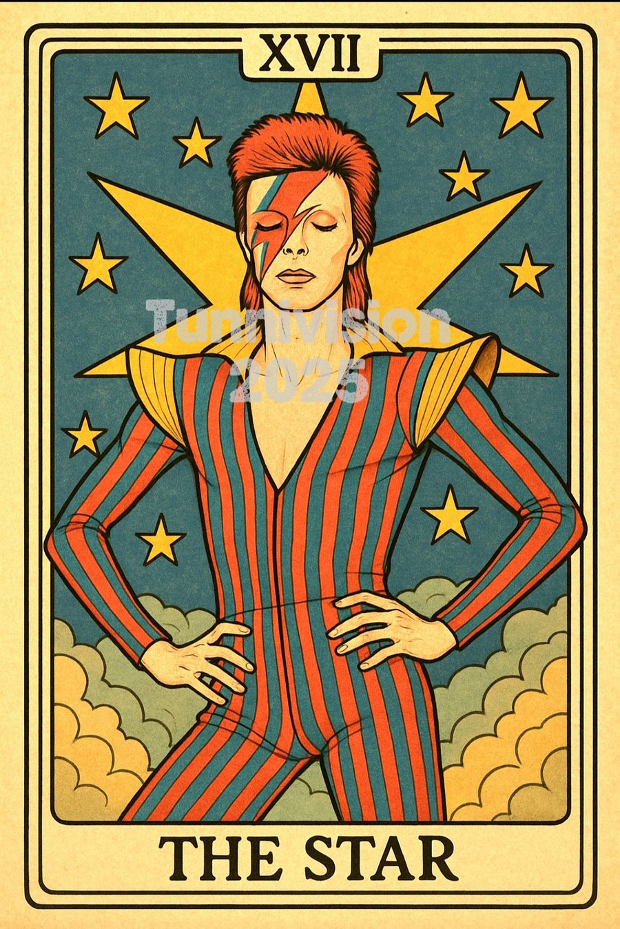 David Bowie 11 x 8 inch full colour ltd edition numbered art print
