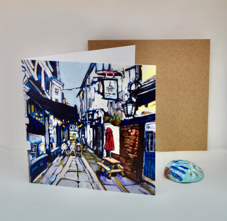 Delightful Richmond Lanes – Colourful Greeting Art Card