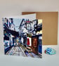 Delightful Richmond Lanes – Colourful Greeting Art Card