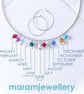 MAY Birthstone Crystal Hoop Earrings - Image 3