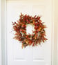Handmade Autumn Door Wreath - English Country Floral Wreath - Seasonal Decor - Image 4
