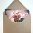 The Next Step stand up greetings card A6