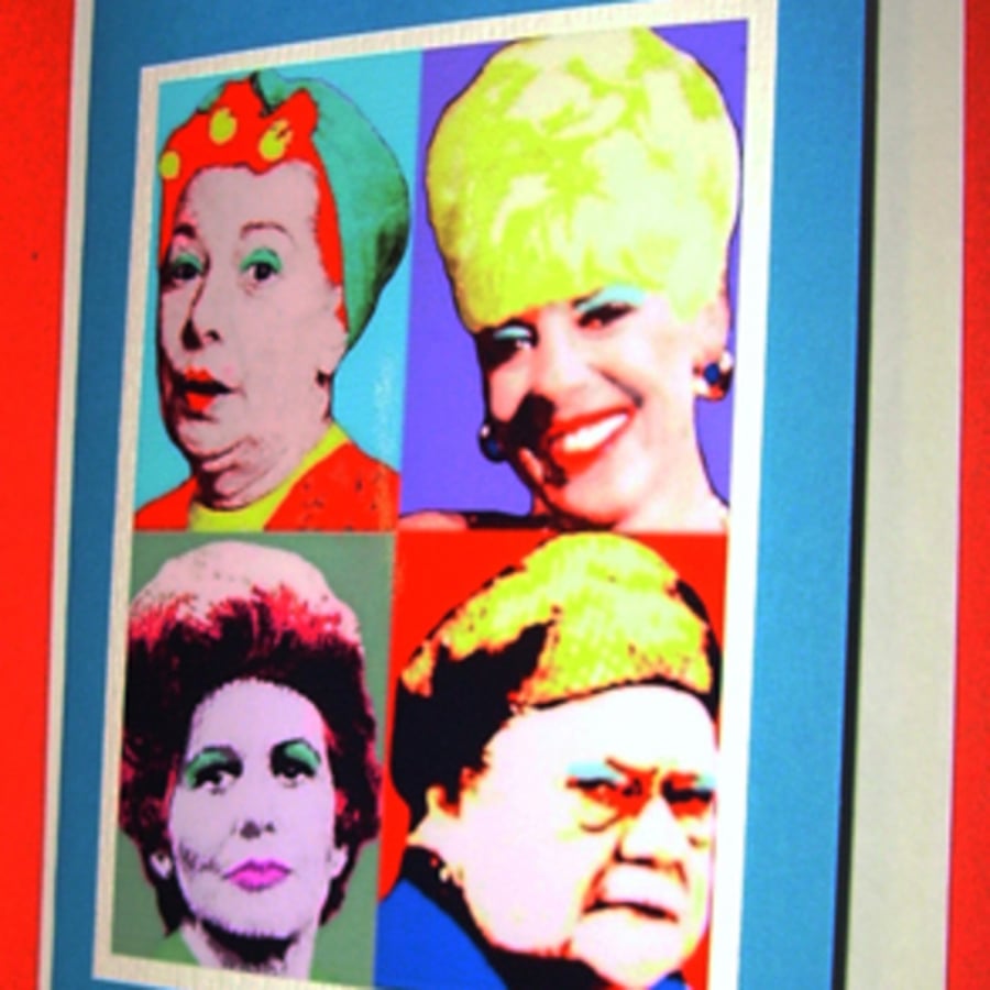 Coronation Street Bet Hilda Elsie and Ena greetings card