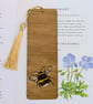 Pyrography wooden bee bookmark, gift for a bee lover - Image 2