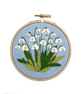 Snowdrop Embroidery Kit - Hand Embroidery Kit - Image 2