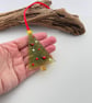 Robins Christmas Tree Decoration with Yellow Star - Image 4