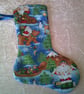 Santa at the North Pole 10.5 inch Stocking
