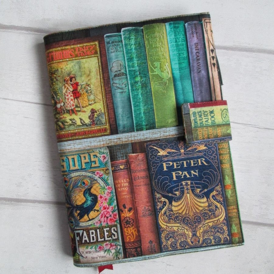 SOLD - A5 Reusable Notebook Cover, Notebook - Vintage Children's Books