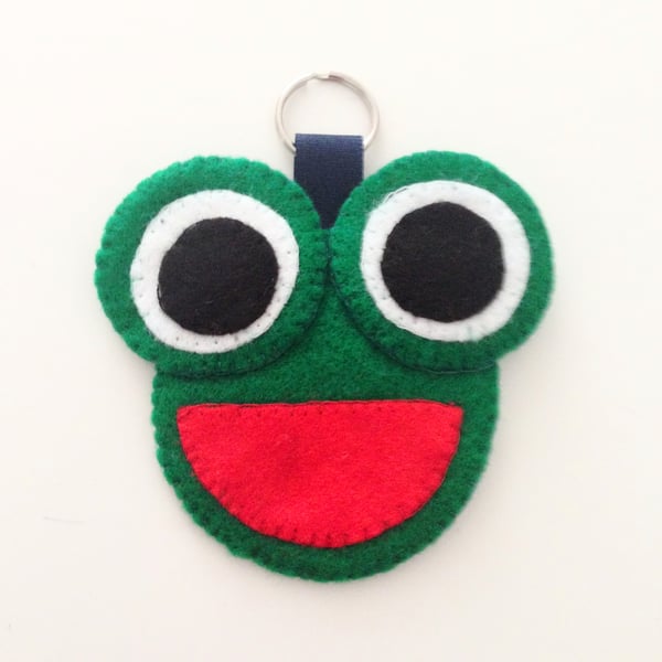 Frog Felt Keyring - UK Free Post