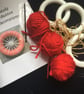 Kit to Make 3 x Dorset Cross Wheel Button Christmas Decorations - Image 1