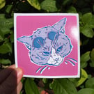 Grumpy Cat Die Cut Sticker