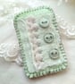 Embroidered Textile Brooch  - Image 1