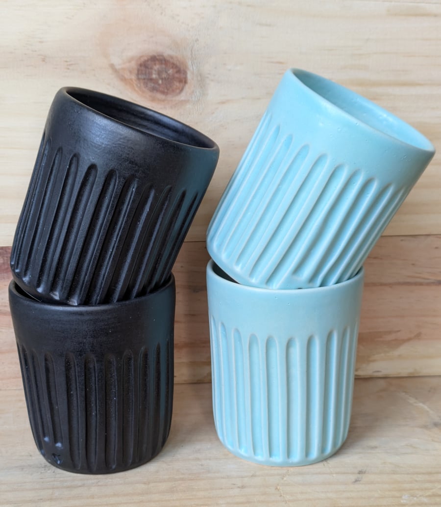 Coffee tumbler (matte green)