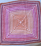 Crocheted Hearts Squared Baby Blanket - Lap Blanket - Image 5