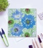 Summer Floral Card Collection - pack of four Flower cards - Image 4