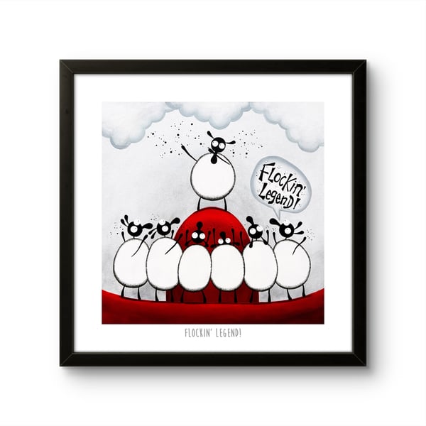 Flockin' Legend! - 10" print