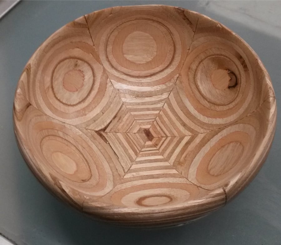 Plywood bowl 25 x 10 cm
