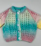 Hand knitted cardigan 6-12 months