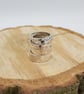 Hammered Sterling Silver Ring - Image 1