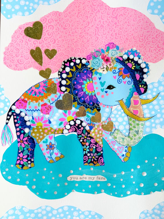 Original Elephant Illustration