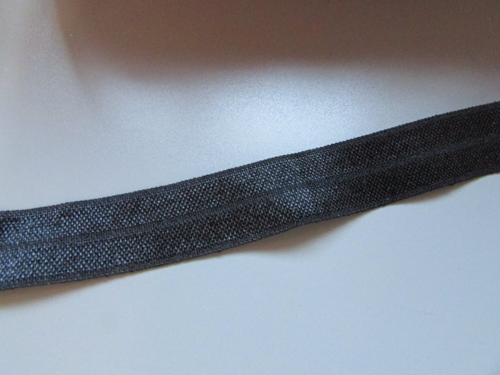 1.5cm Fold Over Elastic top quality x 1 metre 5 colours to choose