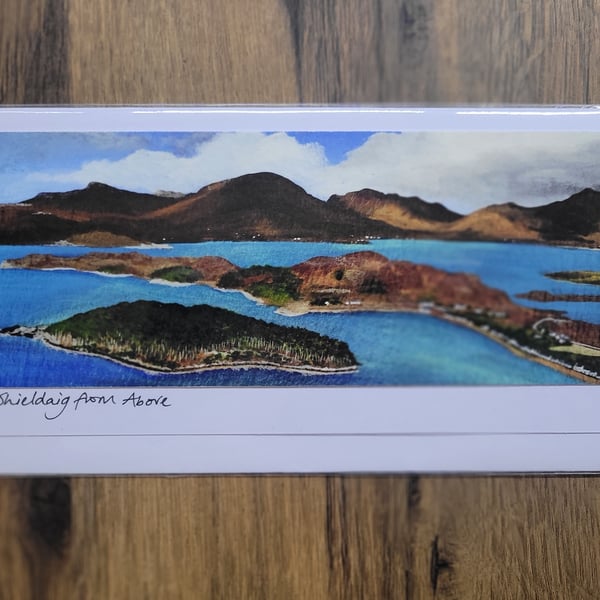Shieldaig from Above Card