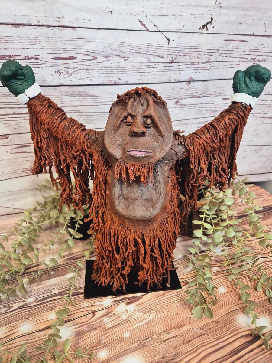 “Jungle Soul” – One-of-a-Kind Orangutan Figure
