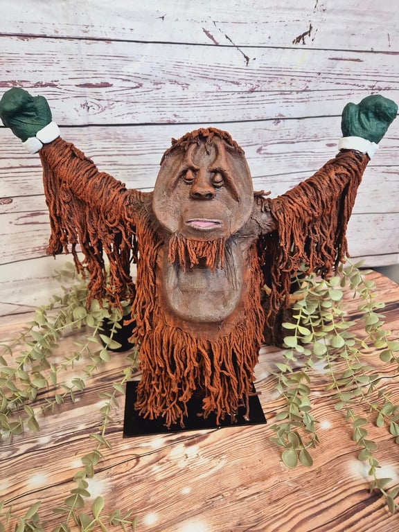 “Jungle Soul” – One-of-a-Kind Orangutan Figure