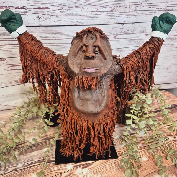 “Jungle Soul” – One-of-a-Kind Orangutan Figure