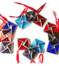 Stained Glass Tree Decoration 5cm Square Christmas Dichroic - Image 5