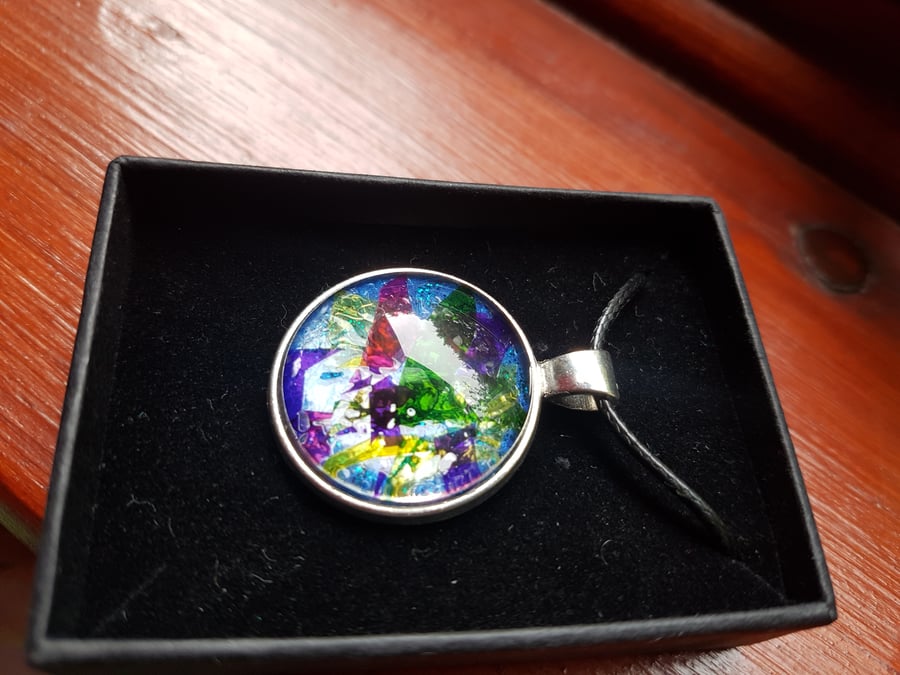 colourful Stained glass effect Pendant