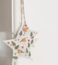 Robin Decoupage Christmas Tree Star Decorations Set of 2 (Set B) - Image 2
