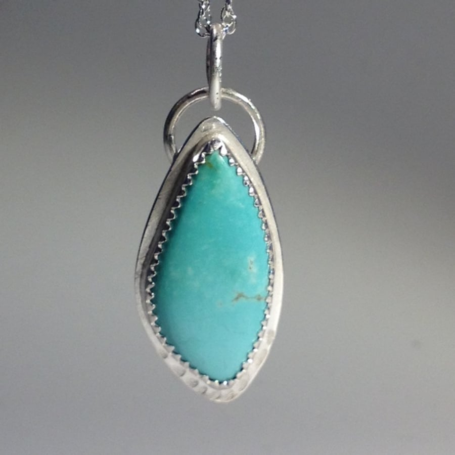 Turquoise Flame pendant