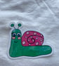 Large Greenie Pie Snail Sticker