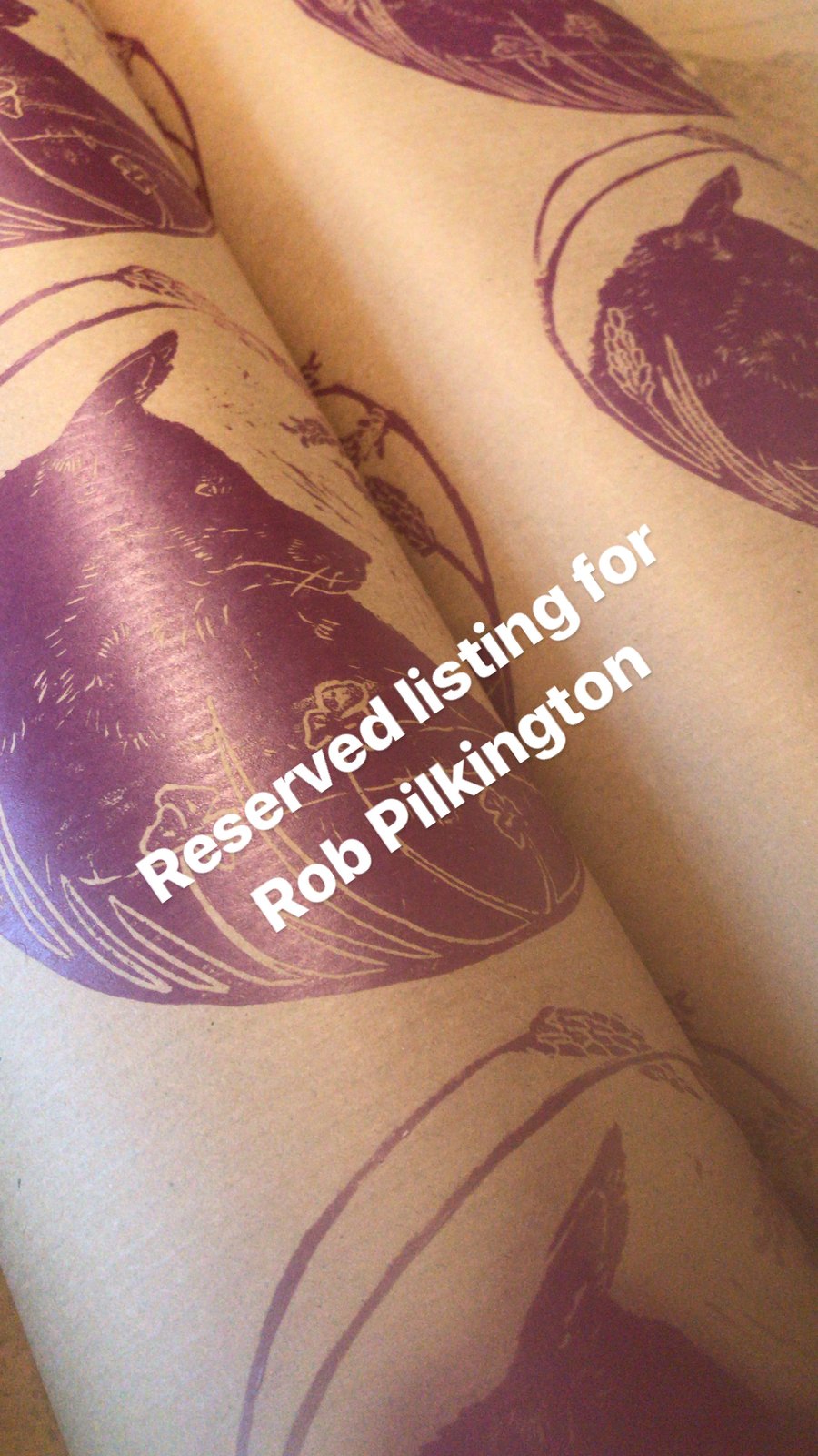 Reserved a Listing for Rob
