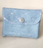 Denim purse, credit card, gift card holder
