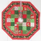 Patchwork Christmas Tree Skirt