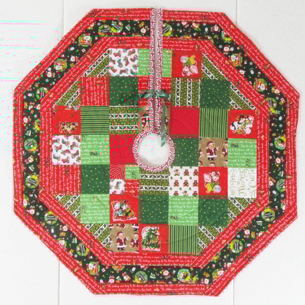 Patchwork Christmas Tree Skirt