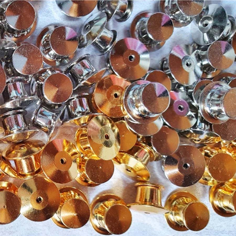 Enamel Pin Secure Locking Pin Backs - Small Business Supplies