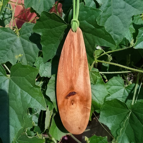 Linden Wood (Lime) pendant.