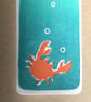 Handprinted Crab Bookmark - Image 5