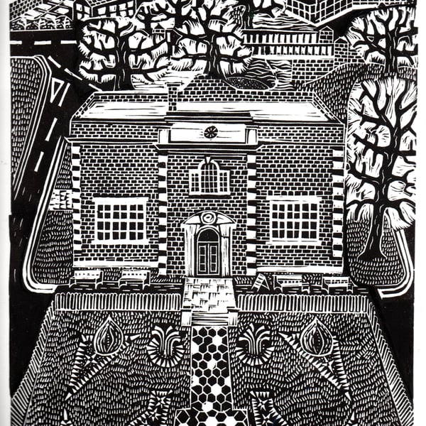 View Over Nuneaton Museum & Art Gallery by John Freeman