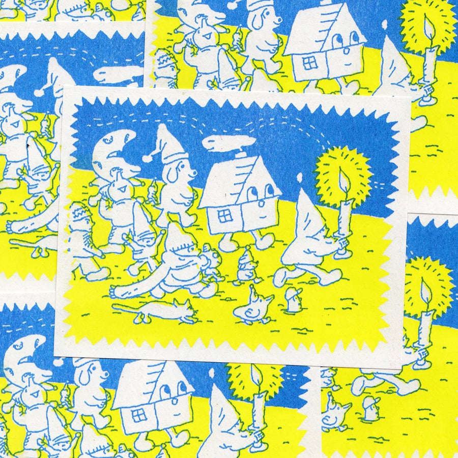 Riso print by bongougobango