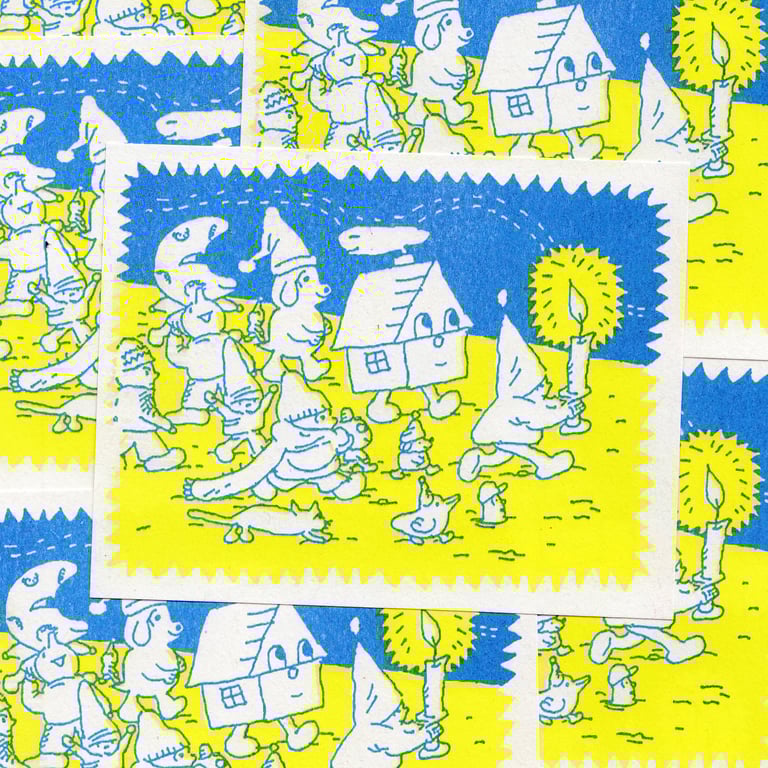 Riso print by bongougobango