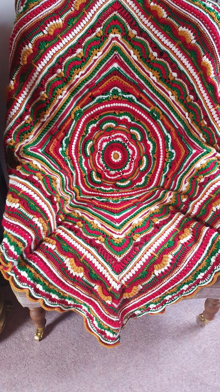 Crochet Blanket, Lapghan, Afghan, Throw. Handmade by me