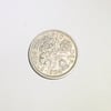 Lucky Sixpence Dated 1964 for Crafting